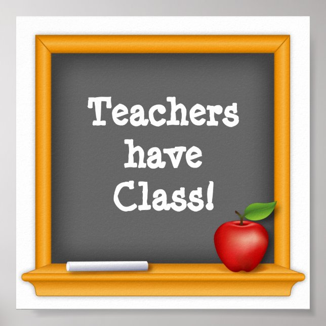 Pôster Teacher Tribute (Frente)