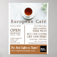 Teacup & Saucer, Barista, Café, Advertido Coffeeho