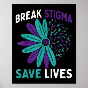 Poster Teal & Bre Roxo