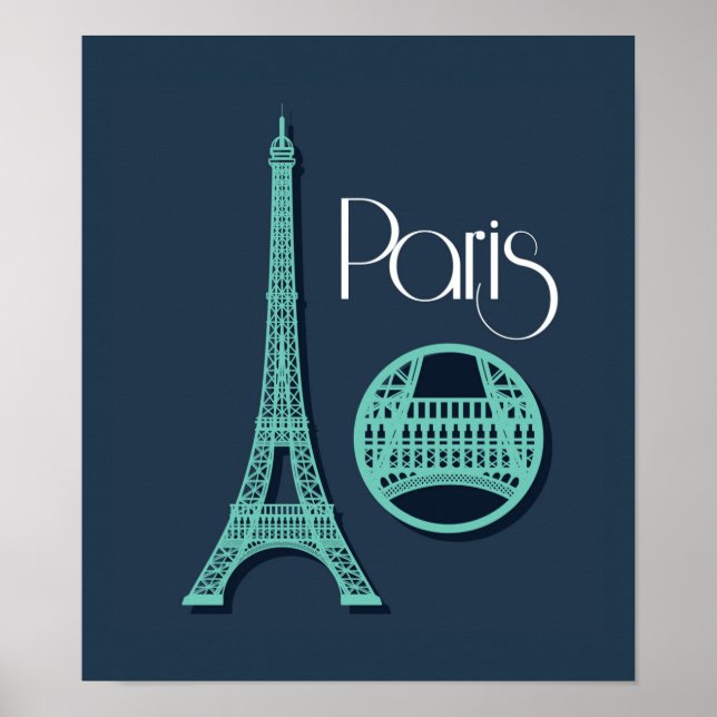 Poster Teal de Paris (Frente)