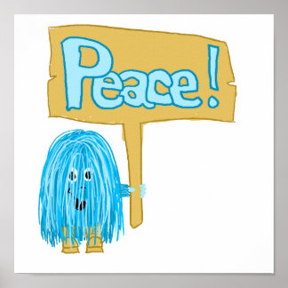 Pôster Teal Peace