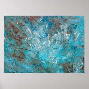 Pôster Teal Profundo