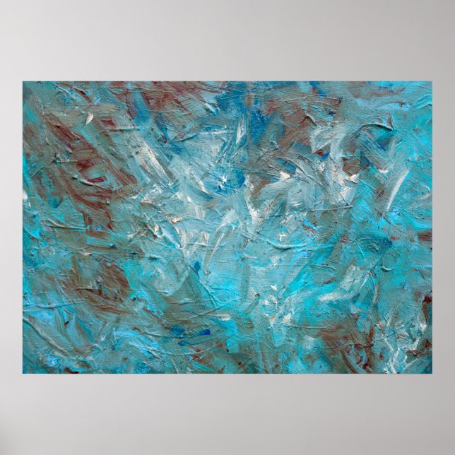 Pôster Teal Profundo (Frente)