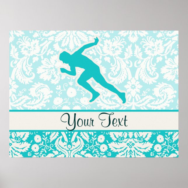 Poster Teal Running (Frente)