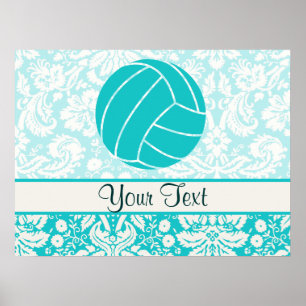Poster Teal Voleibol