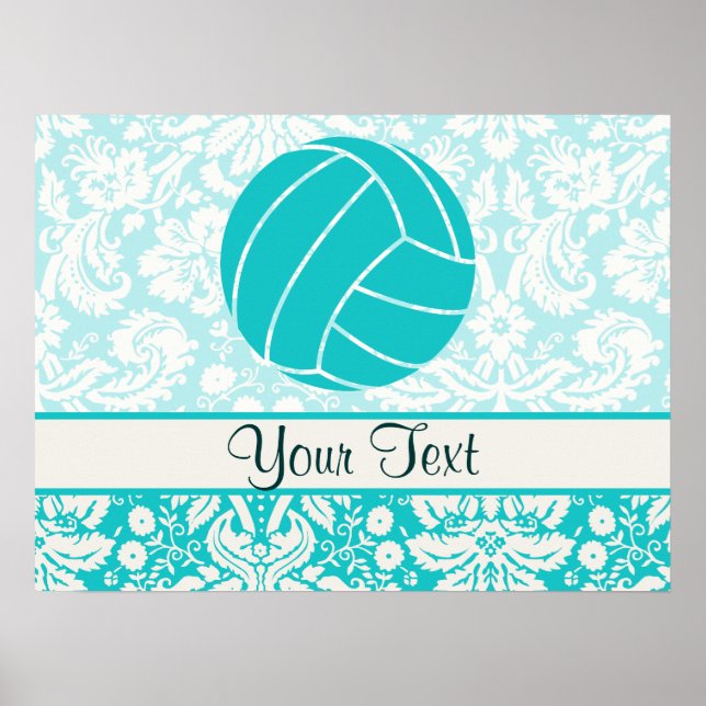 Poster Teal Voleibol (Frente)