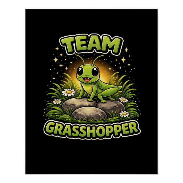 Pôster Team Grasshopper (Frente)