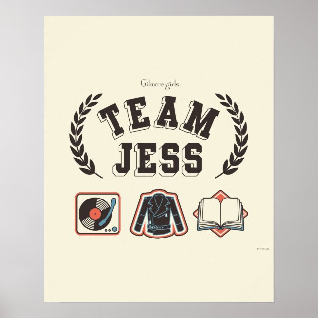 Poster Team Jess Gilmore Girls Design (Frente)