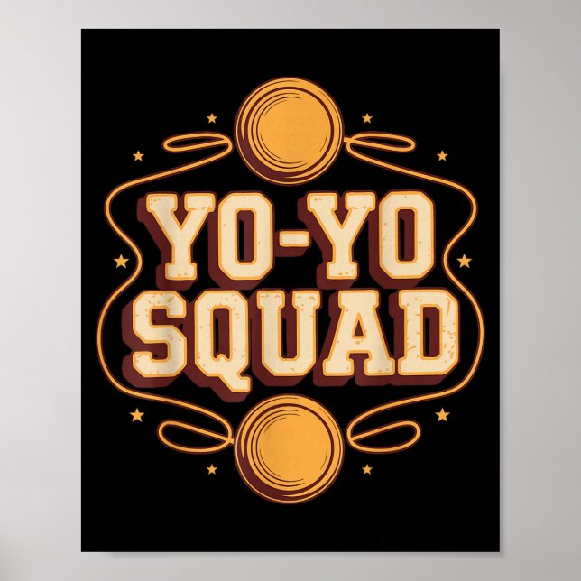 Poster Team Yoyo Player Squad Yo-yo  (Frente)