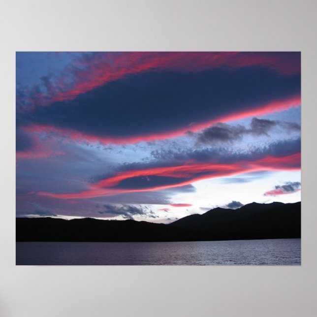 Poster TeAnau Sunset (Frente)