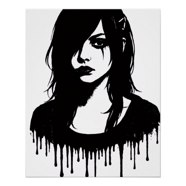 Pôster Tears of Ink (Frente)