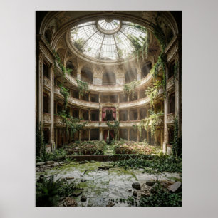 Poster Teatro Abandonado Reconquistado pela Natureza