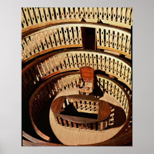 Pôster Teatro anatômico, construído 1594-95