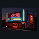 Pôster Teatro Art Deco Rio, Overland Park, Kansas<br><div class="desc">As luzes cor-de-rosa do Teatro Rio acenam aos cineastas que querem desfrutar dos filmes atuais num esplendor de safra que lembra o olhar de Palm Beach dos anos 1940. O teatro, em centro Overland Park, Kansas, foi restaurado e reaberto para mostrar filmes em 2000. É um verdadeiro palácio de cinema!...</div>