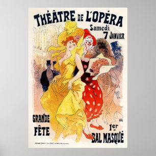 Pôster Teatro de l'Opera - Fete grande, Jules Cheret