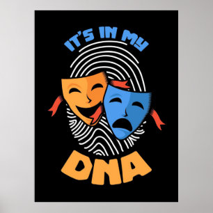 Poster Teatro Está No Meu Dna