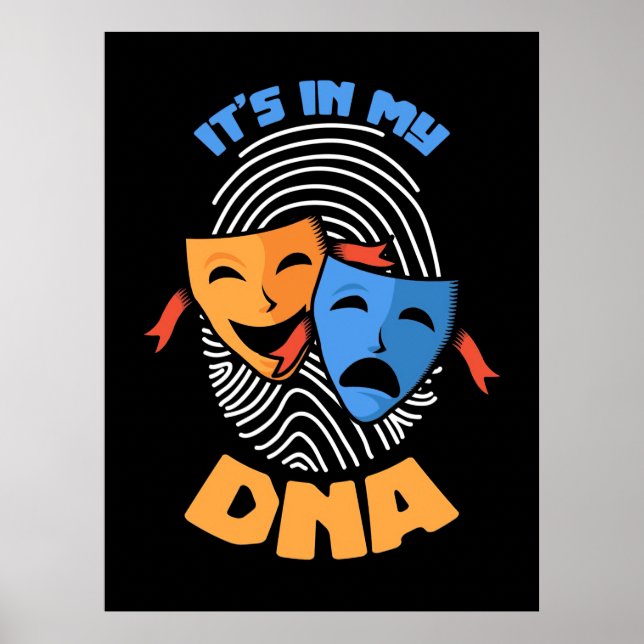 Poster Teatro Está No Meu Dna (Frente)