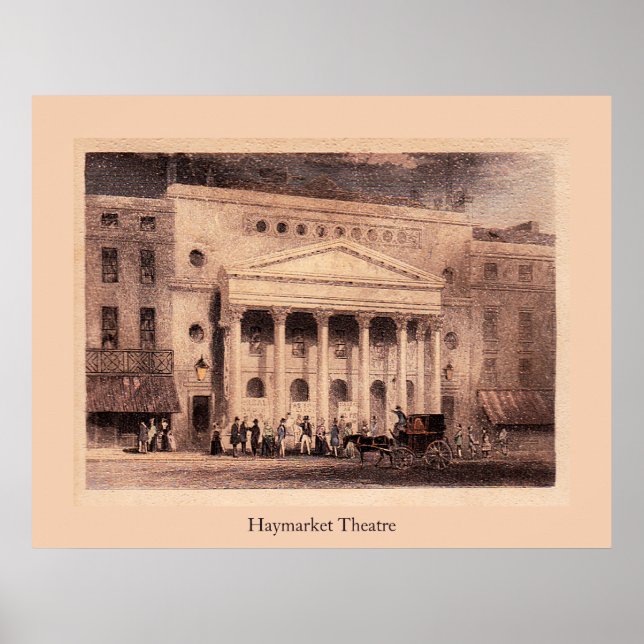 Pôster Teatro Haymarket (Frente)