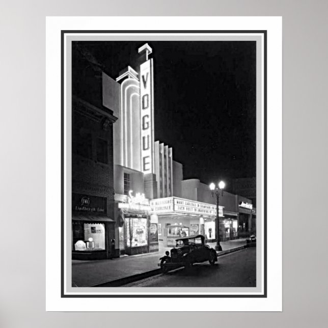 Poster Teatro LA Vogue em 1935 (Frente)