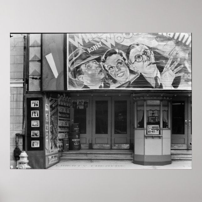 Poster Teatro Liberdade, Nova Orleans, 1935 (Frente)