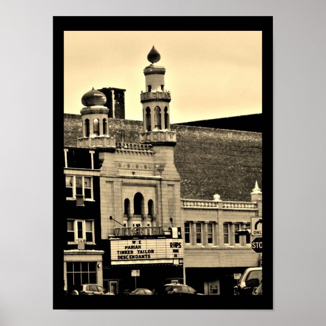 Pôster Teatro Oriental de inverno (Frente)