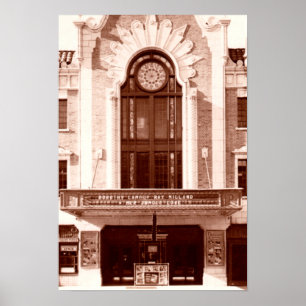 Poster Teatro Ponca City Oklahoma Poncan 1938