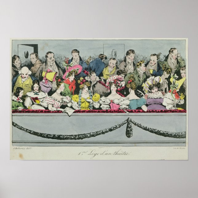 Poster Teatro Premiere Loge d'un (Frente)