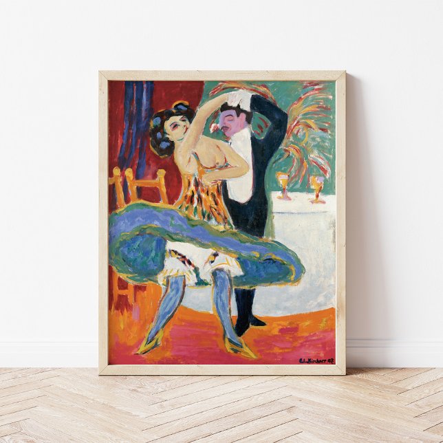 Poster Teatro Vaudeville | Ernst Ludwig Kirchner (Criador carregado)