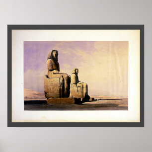 Poster Tebas de 4 de dezembro de 1838 David Roberts / Hag