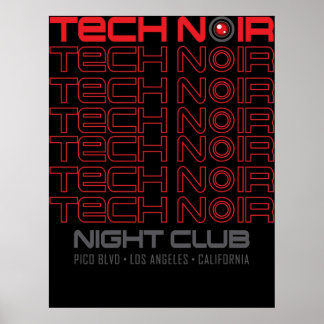POSTER TECH NOIR