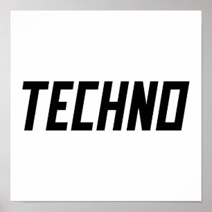 Poster TECHNO Music