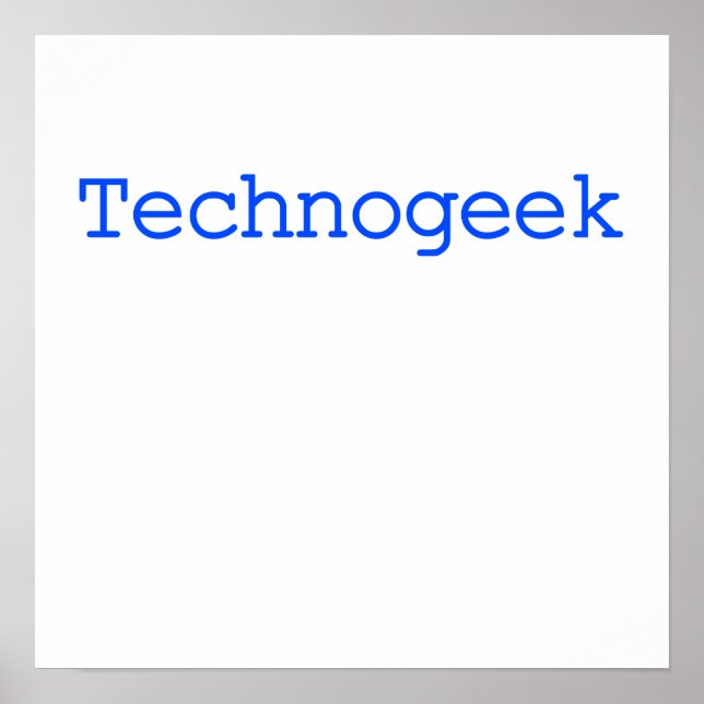 Pôster Technogeek (Frente)