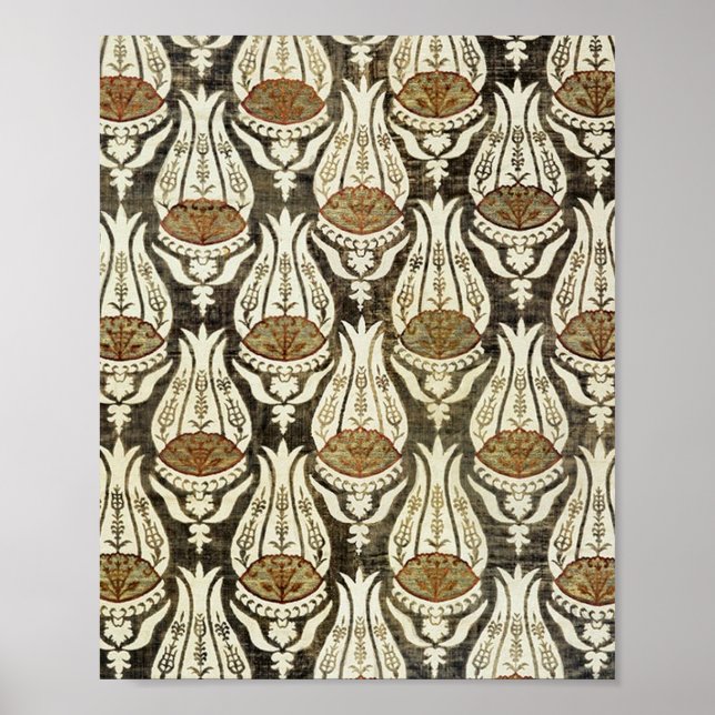 Poster Tecido De Furnishing (1600-1700) Por William Morri (Frente)