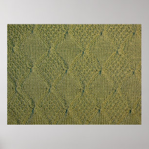 Poster tecido verde de malha, tecido verde de textura tri