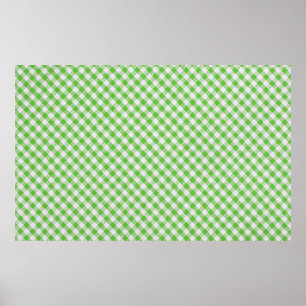 Poster Tecido verde fechado, textura da mesa
