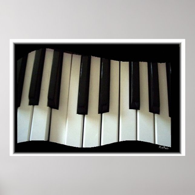 Pôster Teclado em movimento (Frente)