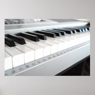Pôster Teclado para piano digital