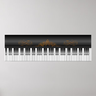 Poster Teclado Piano