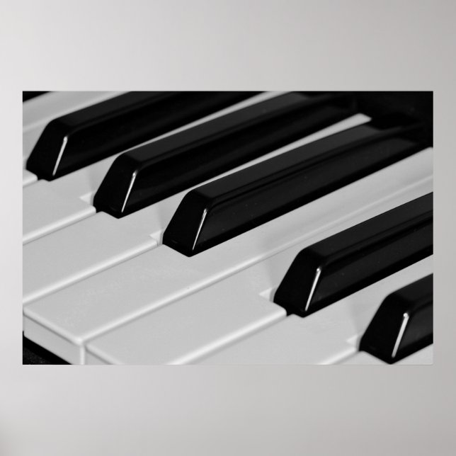 Poster Teclado Piano (Frente)