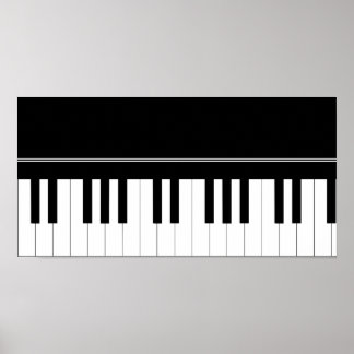 Poster Teclado Piano