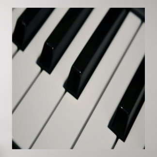 Poster Teclado Piano Grande 32" X 34"