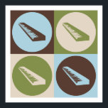 Pôster Teclado pop Art<br><div class="desc">Teclado pop Art. Adquira este design divertido com seu passatempo,  ocupação ou obsessão em t-shirts,  adesivos e muito mais. Eles também fazem presentes de excelente!</div>