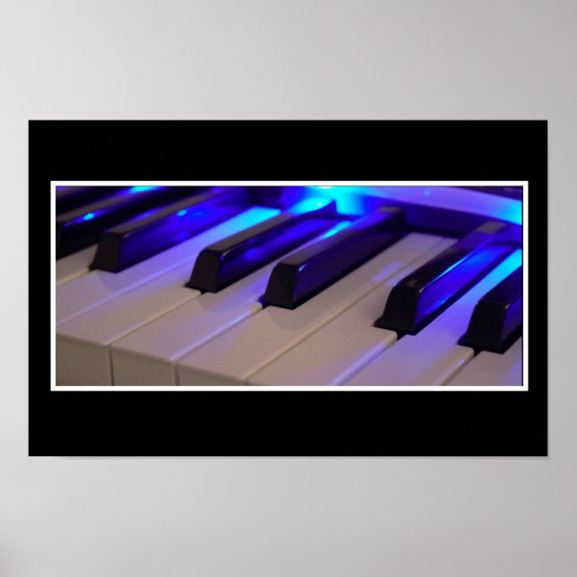 Poster Teclas de Piano (Frente)