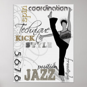 Pôster Técnica do jazz