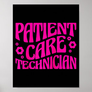 Poster Técnico de Cuidados ao Paciente Equipe Pct Raglan