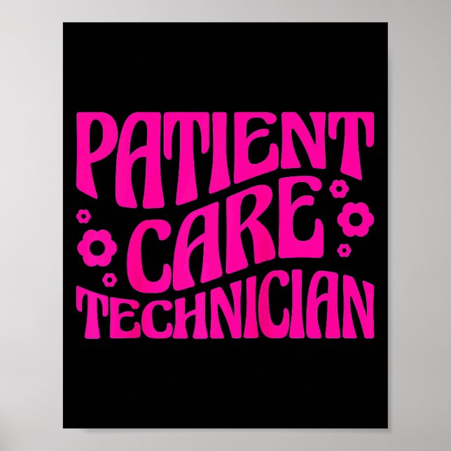Poster Técnico de Cuidados ao Paciente Equipe Pct Raglan  (Frente)