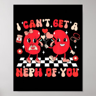 Poster Técnico de Diálise Renal Groovy Valentine Não Poss