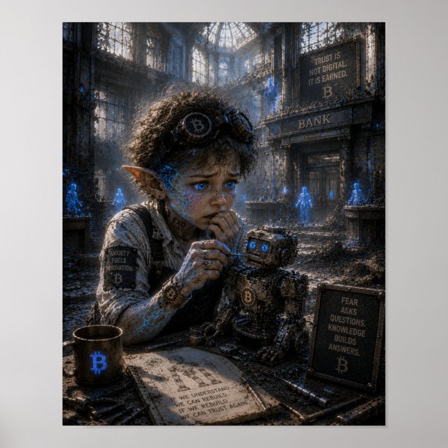 Poster Técnico de Excitação / Robótica / Banco (Frente)