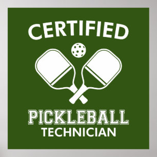 Poster Técnico de Pickleball Certificado