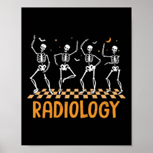 Poster Técnico de Radiologia do Esqueleto Dançante Xray T